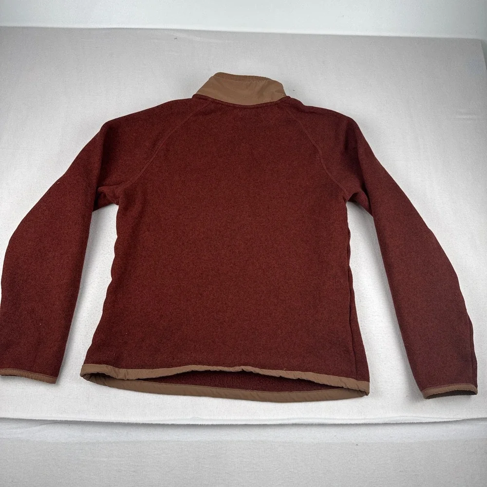The North Face Gordon Lyons Mens Marbled Maroon 1/2 Zip Medium Pullover
